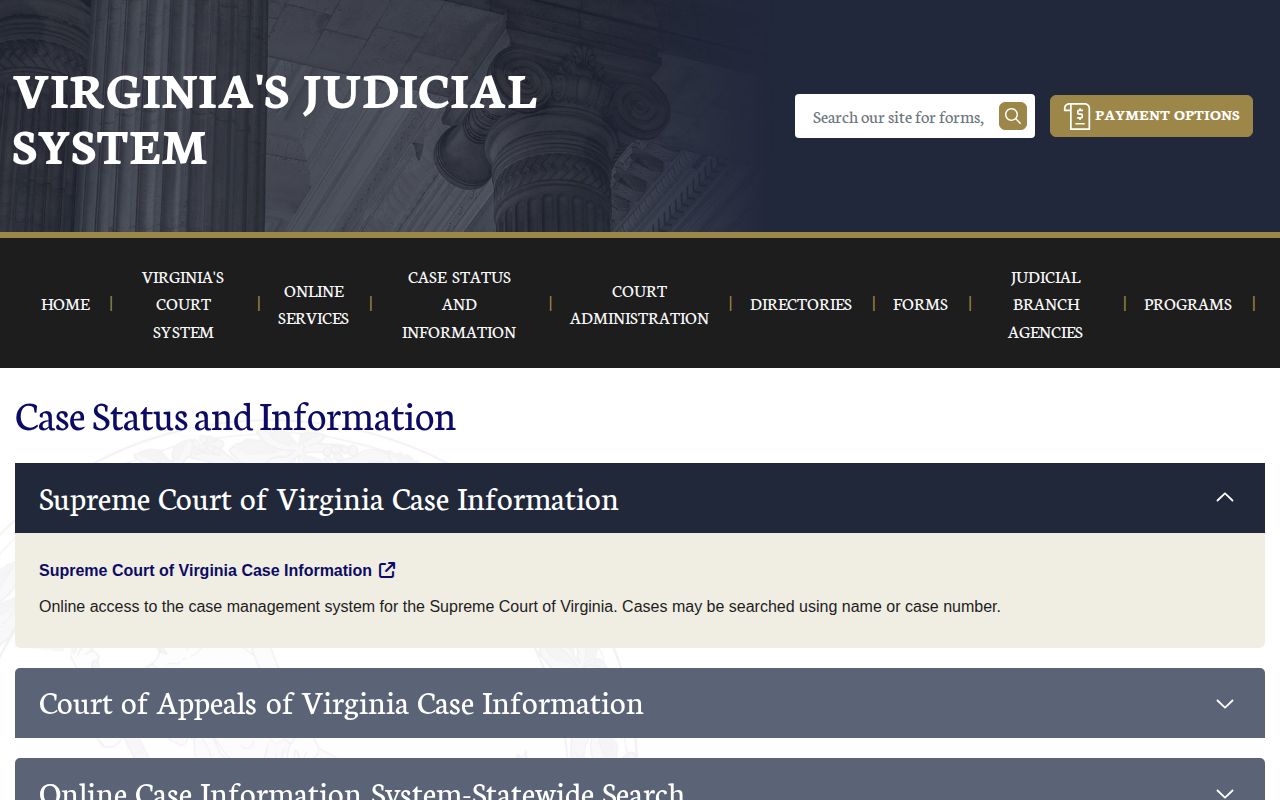 Virginia court search for Gloucester County release records
